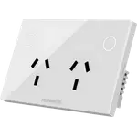 Hunnox Smart Double Wall Outlet with 2 Switches