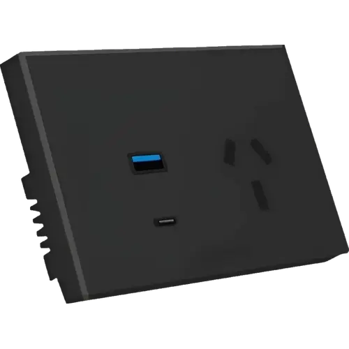Hunnox Smart Wall Outlet with 30W USB-A and USB-C