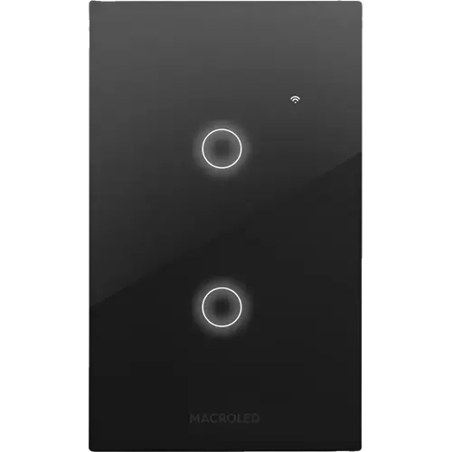 Macroled Roma Smart Switch 2 Gang